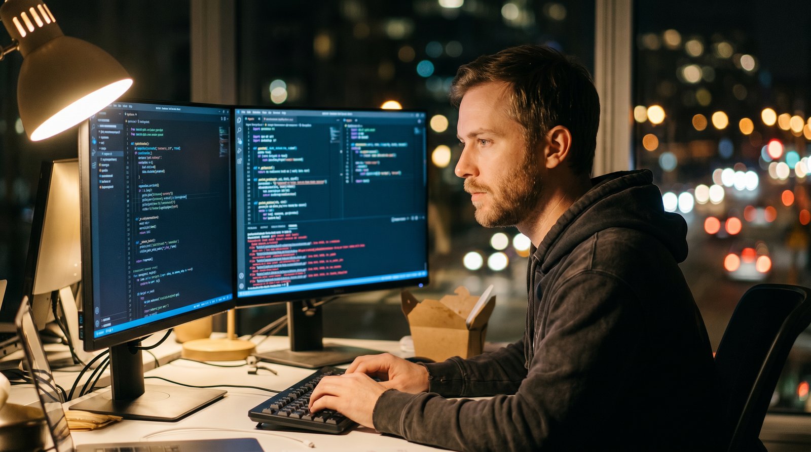 Data team at work